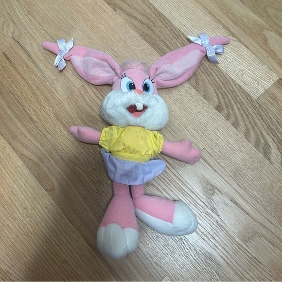 Bugs Bunny Plush Looney Tunes Playskool Pink Rabbit Plush Stuffed - Picture 2 of 6